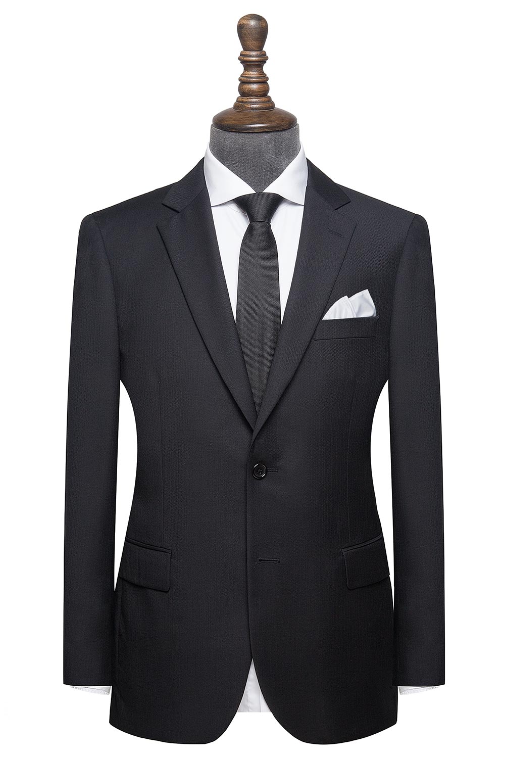 InStitchu Collection Booker Black Wool Jacket
